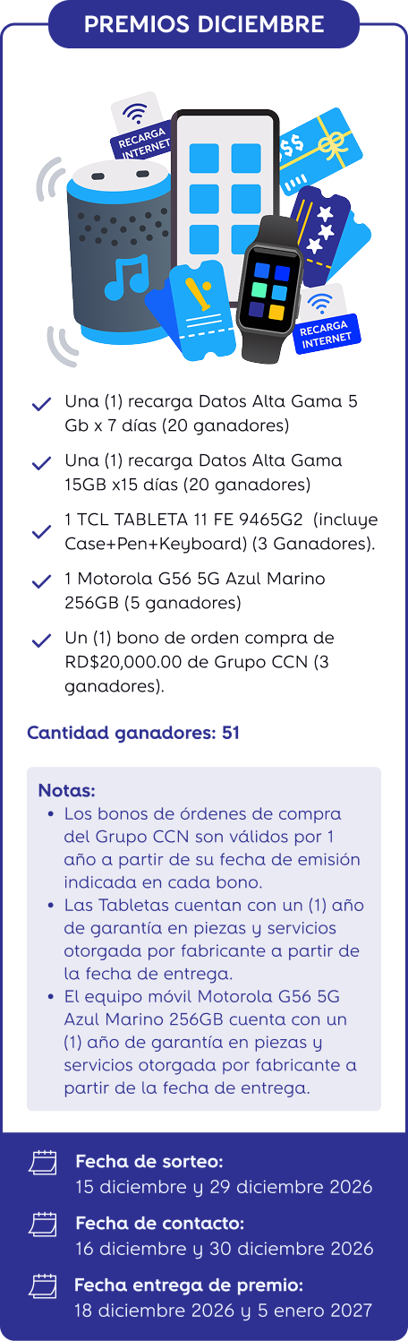 Premios diciembre 2026