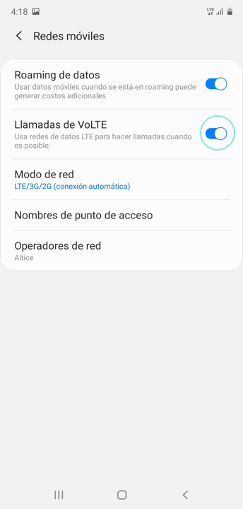 Activar servicio